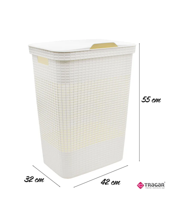 KOSZ NA BIELIZNĘ ARIA 50L. BG-782-B CZA