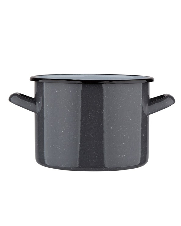 GARNEK PROSTY 20CM/4,4L SZARY NAKRAP
