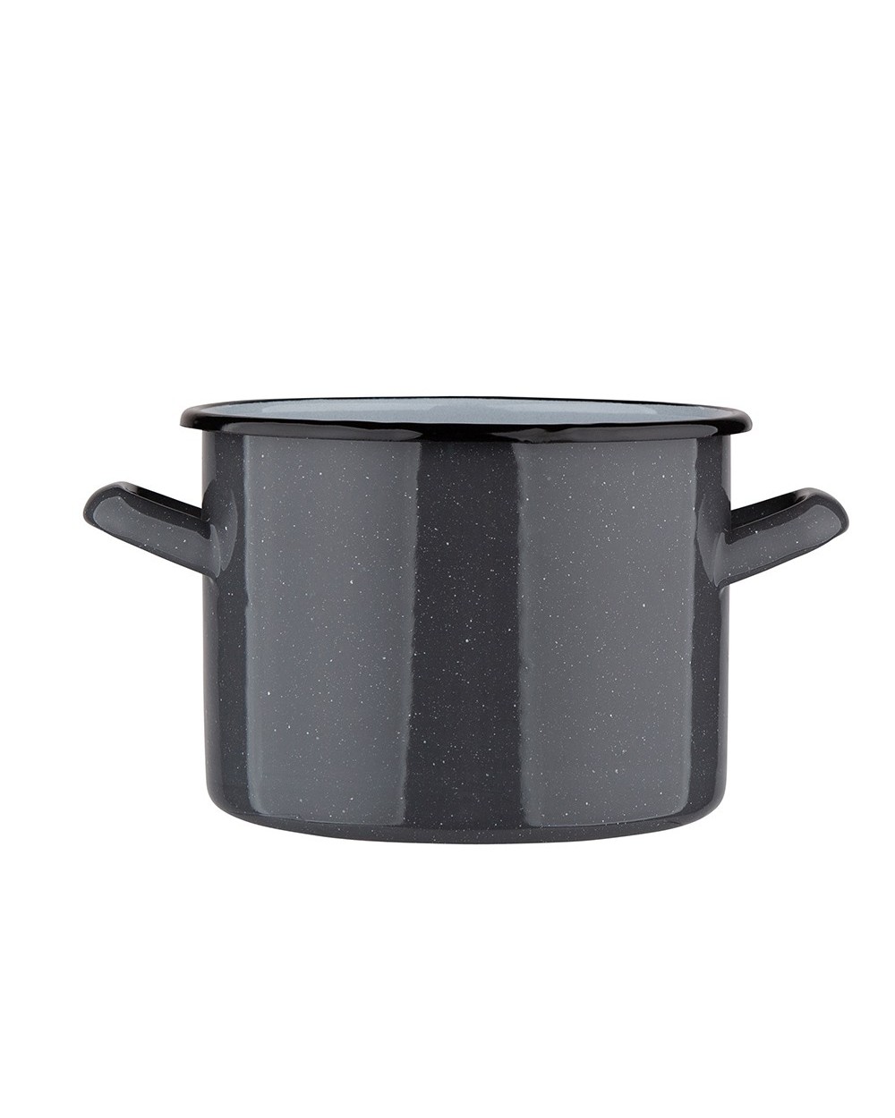 GARNEK PROSTY 16CM/2,2L SZARY NAKRAP
