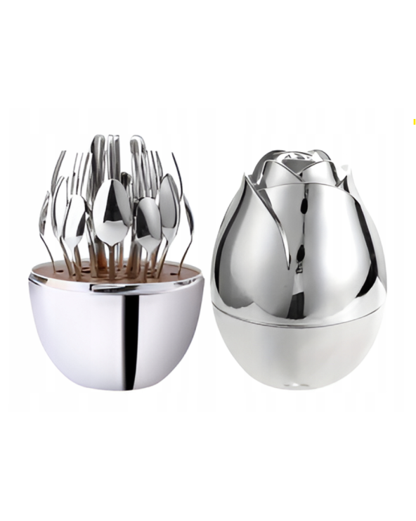 SZTUĆCE KPL.24EL.ROSA BELLA SILVER RB-735