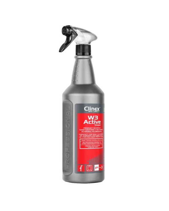 1L PŁYN DO MYCIA TOALET CLINEX W3 ACTIVE