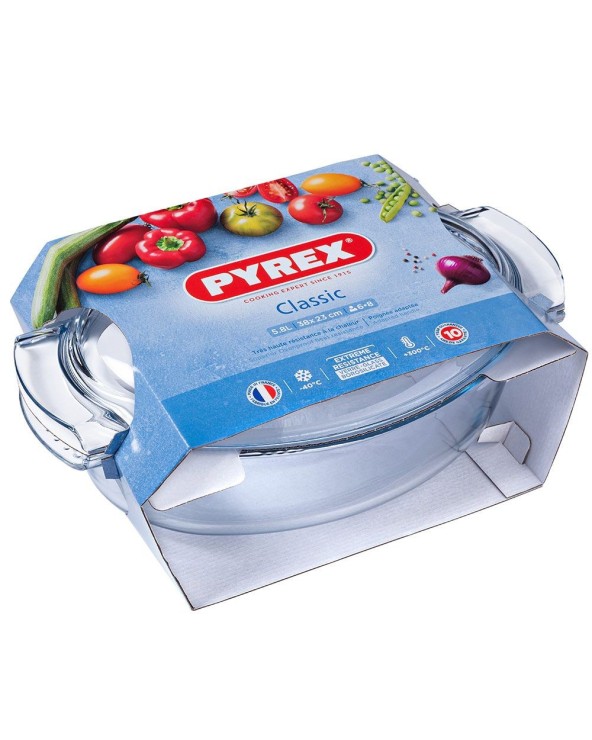 PYREX naczynie owal+pokr.5,8l