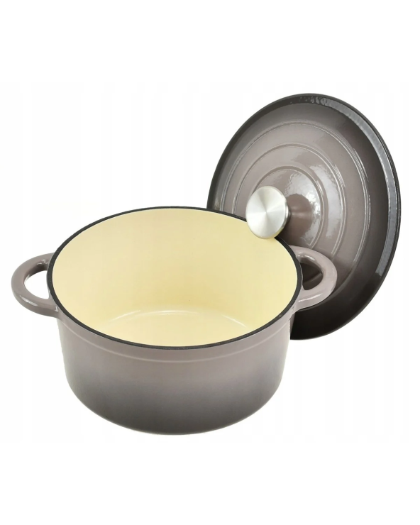 GARNEK ŻELIWNY EMAL.4,2L. 24CM.KR7719