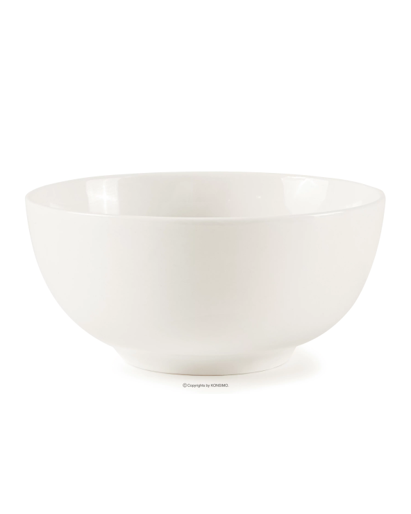 BELLA MISKA 14CM PORC.KREMOWA 630ML.